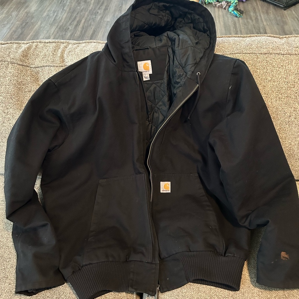 Carhartt Men's Black Quilted Performance Jacket